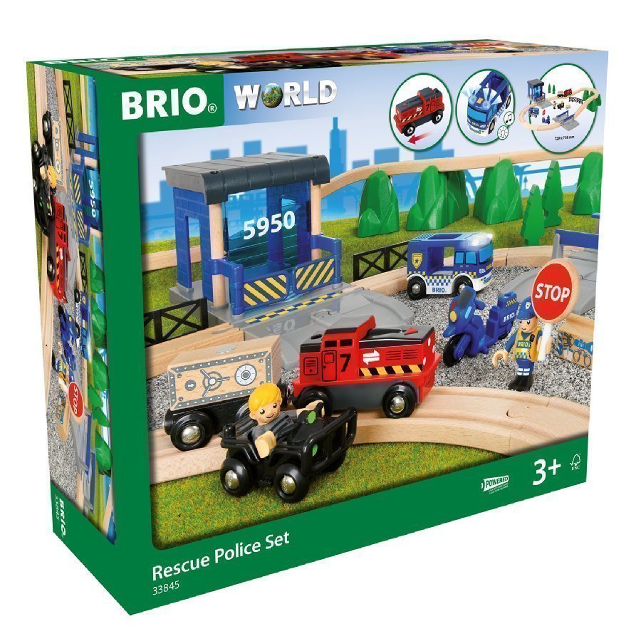 Brio World Juna Iso Poliisi Deluxesetti