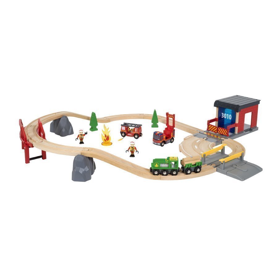 Brio World Paloasema Ratasetti 33817