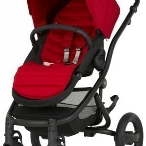 Britax Affinity 2 2016 Rattaat Black/Flame Red Paketti