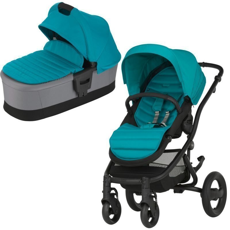 Britax Affinity 2 2016 Yhdistelmävaunut Black/Lagoon Green Paketti