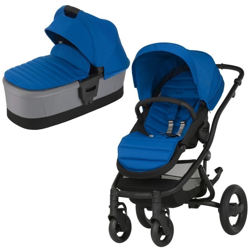 Britax Affinity 2 2016 Yhdistelmävaunut Black/Ocean Blue Paketti