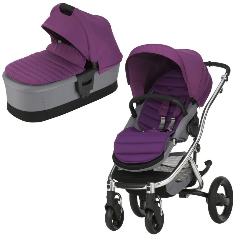 Britax Affinity 2 2016 Yhdistelmävaunut Chrome/Mineral Lilac Paketti