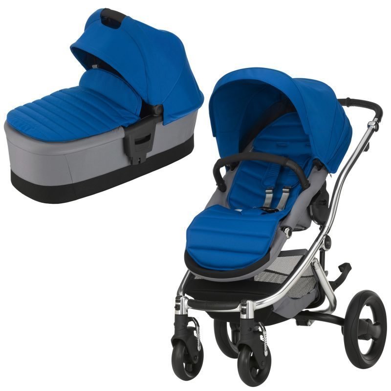 Britax Affinity 2 2016 Yhdistelmävaunut Chrome/Ocean Blue Paketti