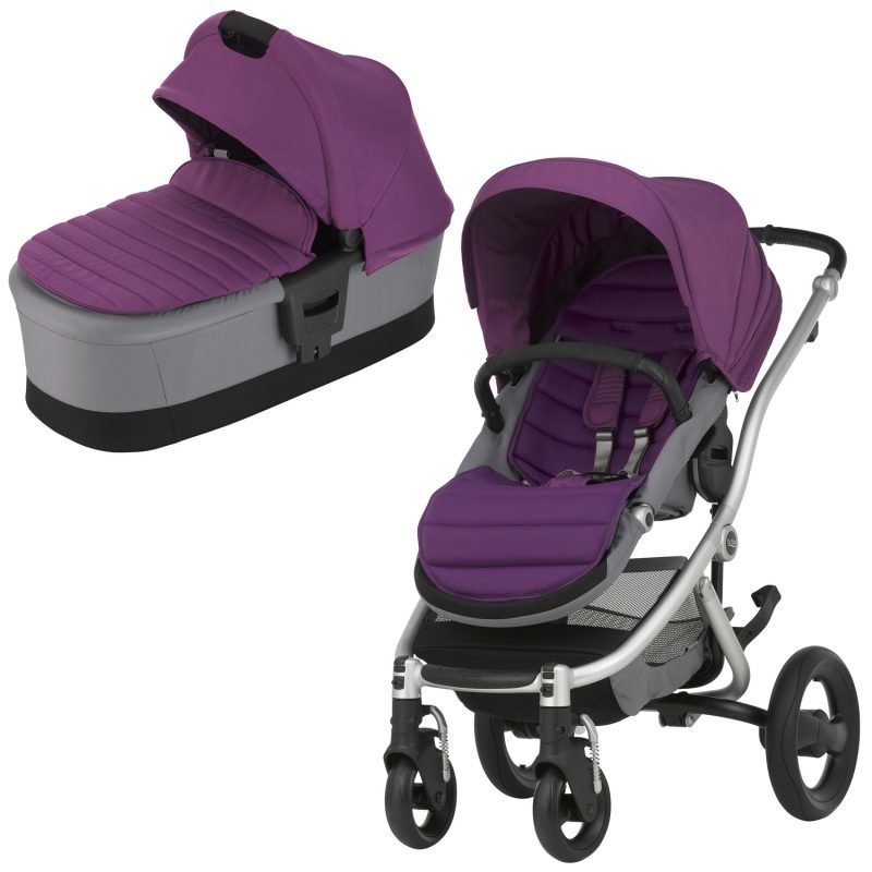 Britax Affinity 2 2016 Yhdistelmävaunut Silver/Mineral Lilac Paketti