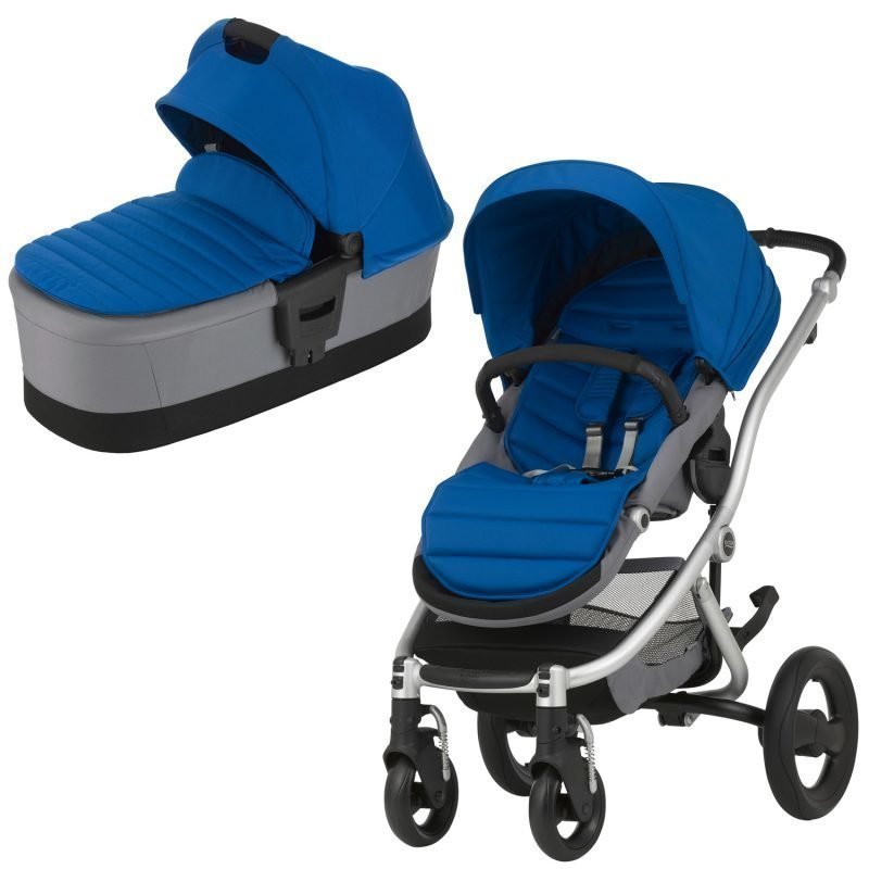 Britax Affinity 2 2016 Yhdistelmävaunut Silver/Ocean Blue Paketti