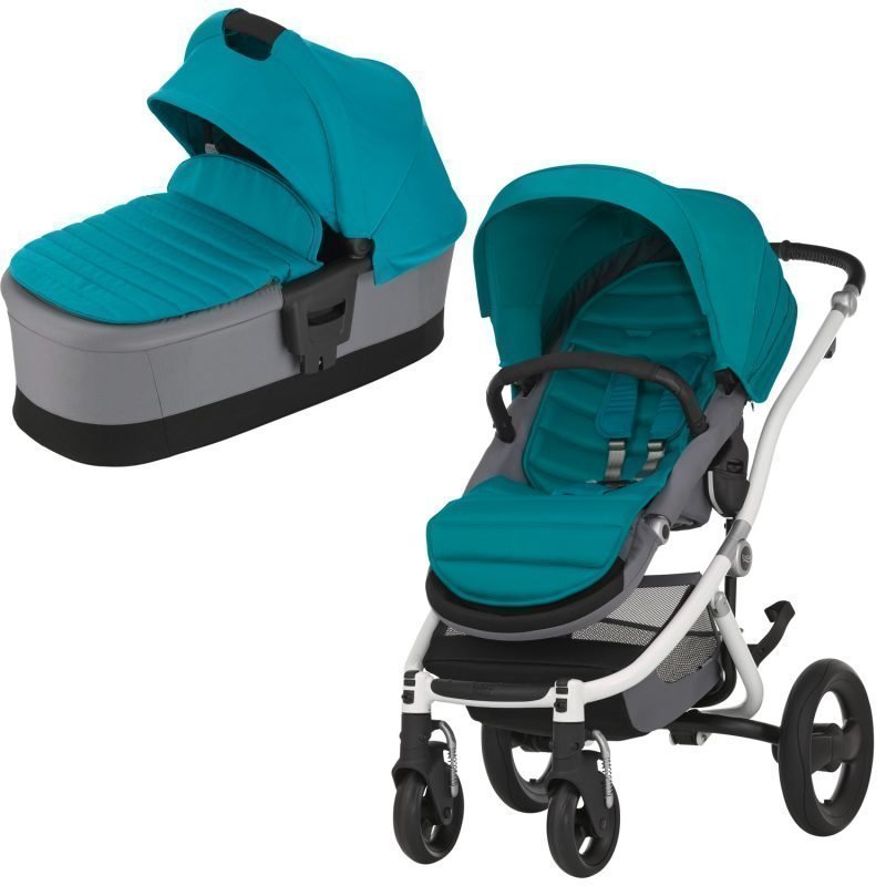 Britax Affinity 2 2016 Yhdistelmävaunut White/Lagoon Green Paketti