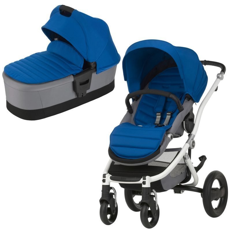 Britax Affinity 2 2016 Yhdistelmävaunut White/Ocean Blue Paketti