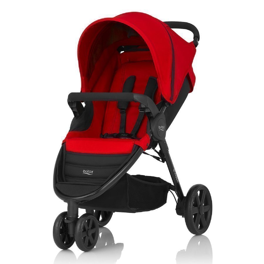 Britax B Agile 3 Flame Red Lastenrattaat