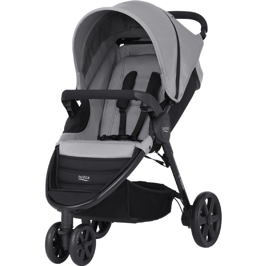 Britax B Agile 3 Steel Grey / Musta Runko Lastenrattaat