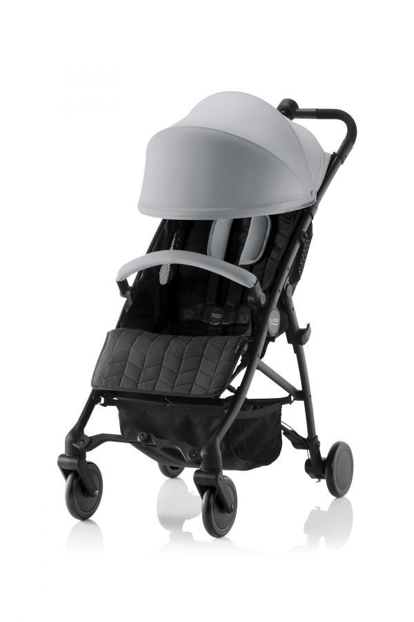 Britax B Lite Matkarattaat Steel Grey