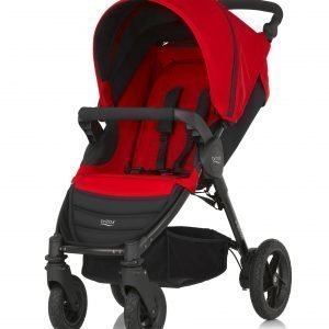 Britax B Motion 4 Rattaat Flame Red / Punainen