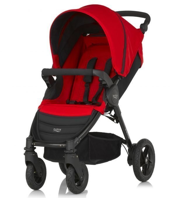 Britax B Motion 4 Rattaat Flame Red / Punainen