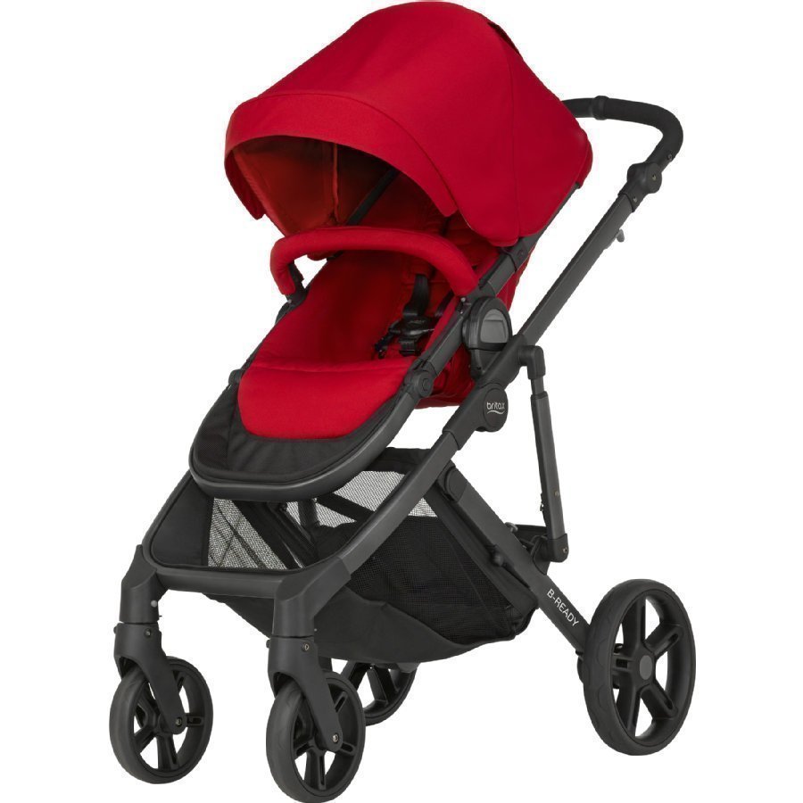 Britax B Ready Flame Red Yhdistelmärattaat