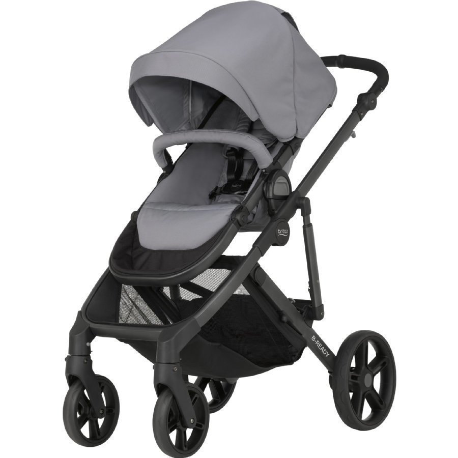 Britax B Ready Steel Grey Yhdistelmärattaat