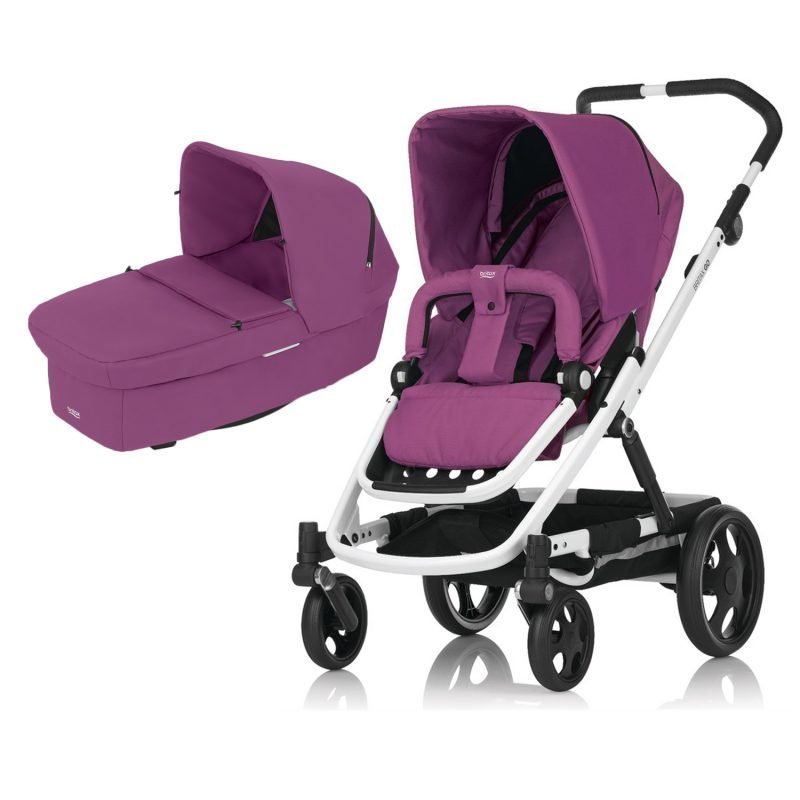 Britax Go 2015 Tuplavaunut White/Cool Berry Paketti