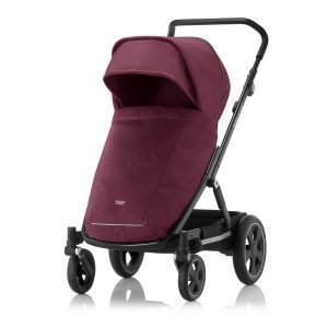 Britax Go Next2 Rattaat2 & Vaunukoppa 2018 Wine Red Melange / Black