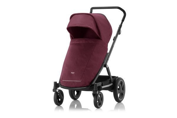 Britax Go Next2 Rattaat2 & Vaunukoppa 2018 Wine Red Melange / Black