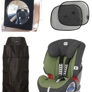 Britax Käännettävä turvaistuin Multi Tech II + Carenan tarvikesetti Cactus Green/Black