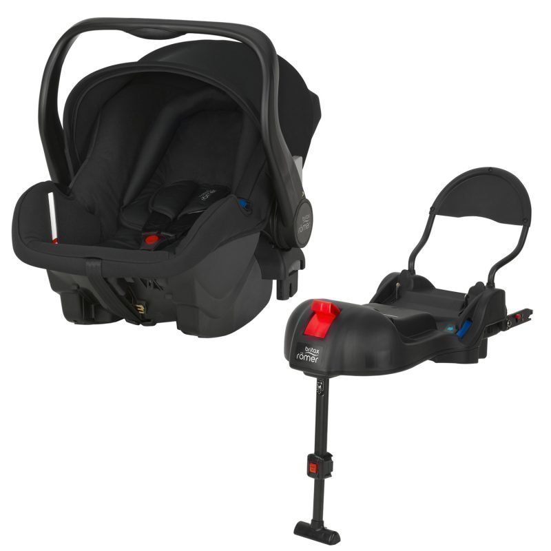 Britax Römer Primo-turvakaukalo + Primo Base -telakkaosa 2016 Cosmos Black