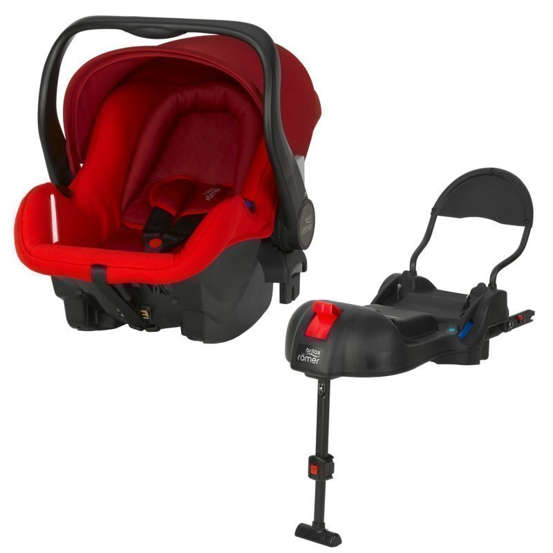 Britax Römer Primo-turvakaukalo + Primo Base -telakkaosa 2016 Flame Red