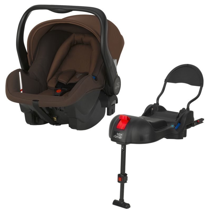 Britax Römer Primo-turvakaukalo + Primo Base -telakkaosa 2016 Wood Brown