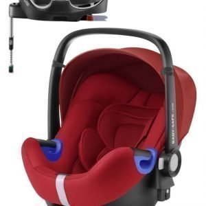 Britax Römer Turvakaukalo BabySafe + Kiinnitysjalusta i-Size Flame Red