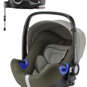 Britax Römer Turvakaukalo BabySafe + Kiinnitysjalusta i-Size Olive Green