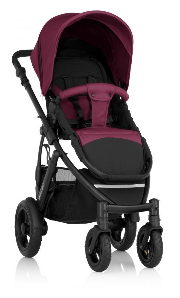 Britax Smile Ii Rattaat + Vaunukoppa Wine Red