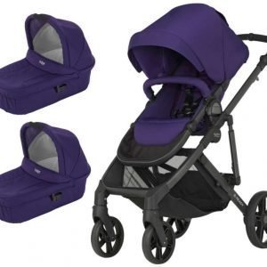 Britax Yhdistelmä-sisarusvaunut ttc. 2 st Vaunukoppa B-Ready Mineral Purple