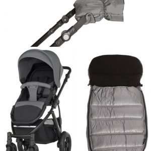 Britax rattaat Smile 2 + Carena talvisetti Harmaa