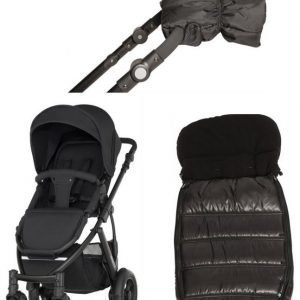 Britax rattaat Smile 2 + Carena talvisetti Musta