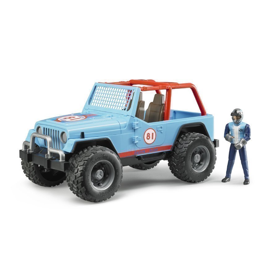 Bruder Jeep Cross Country Racer Ja Kilpa Ajaja 02541