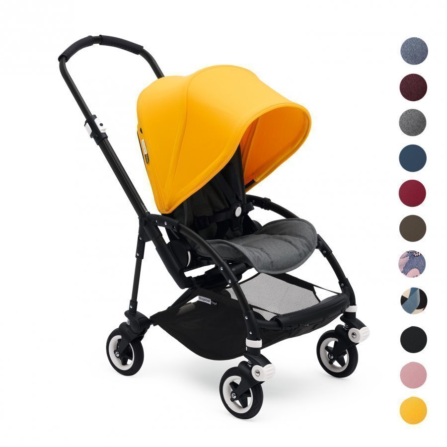 Bugaboo Bee5 Base Black Yhdistelmävaunut - Lastentarvikekauppa.fi