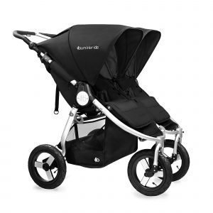 Bumbleride Indie Twin Tuplarattaat Silver Black