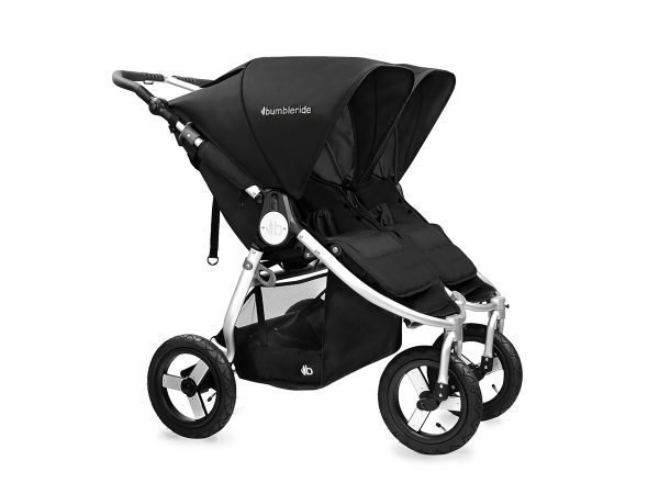 Bumbleride Indie Twin Tuplarattaat Silver Black