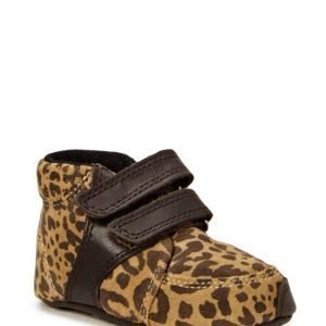 Bundgaard Animal Print Velcro Beige/Brn Prewalker