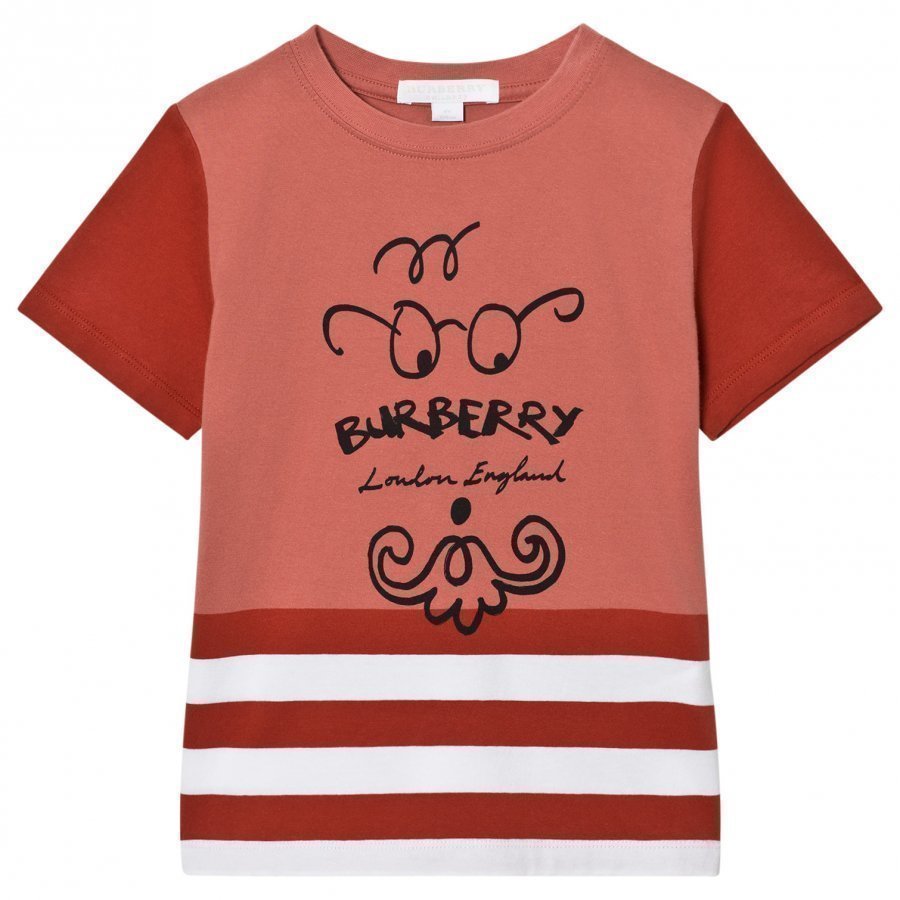 Burberry Bearded Gent Print Tee Red T-Paita