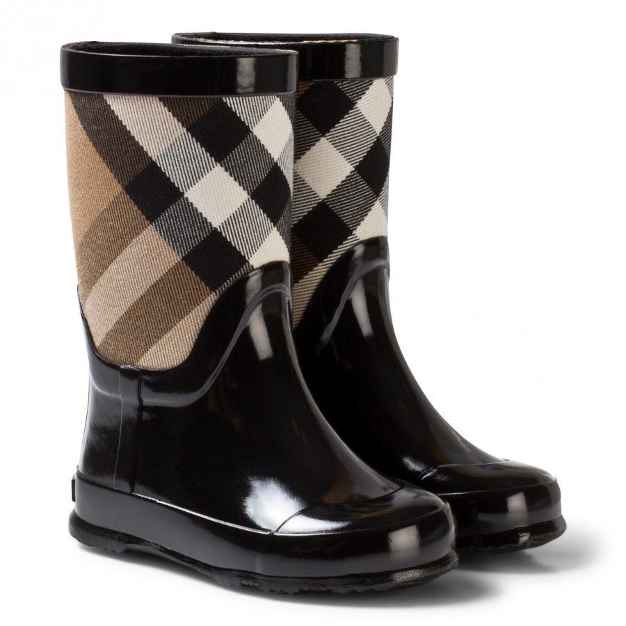 Burberry Black Nova Check Wellies Kumisaappaat