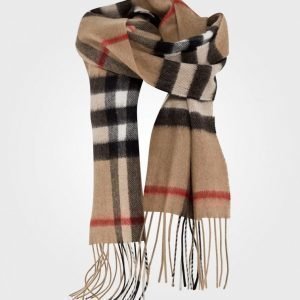 Burberry Huivi Cashmere Camel Check Villahuivi