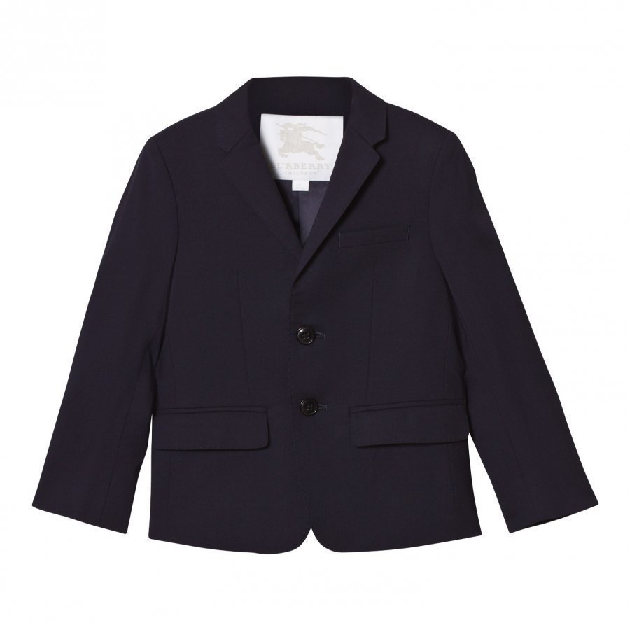 Burberry Navy Cool Wool Suit Jacket Puvuntakki