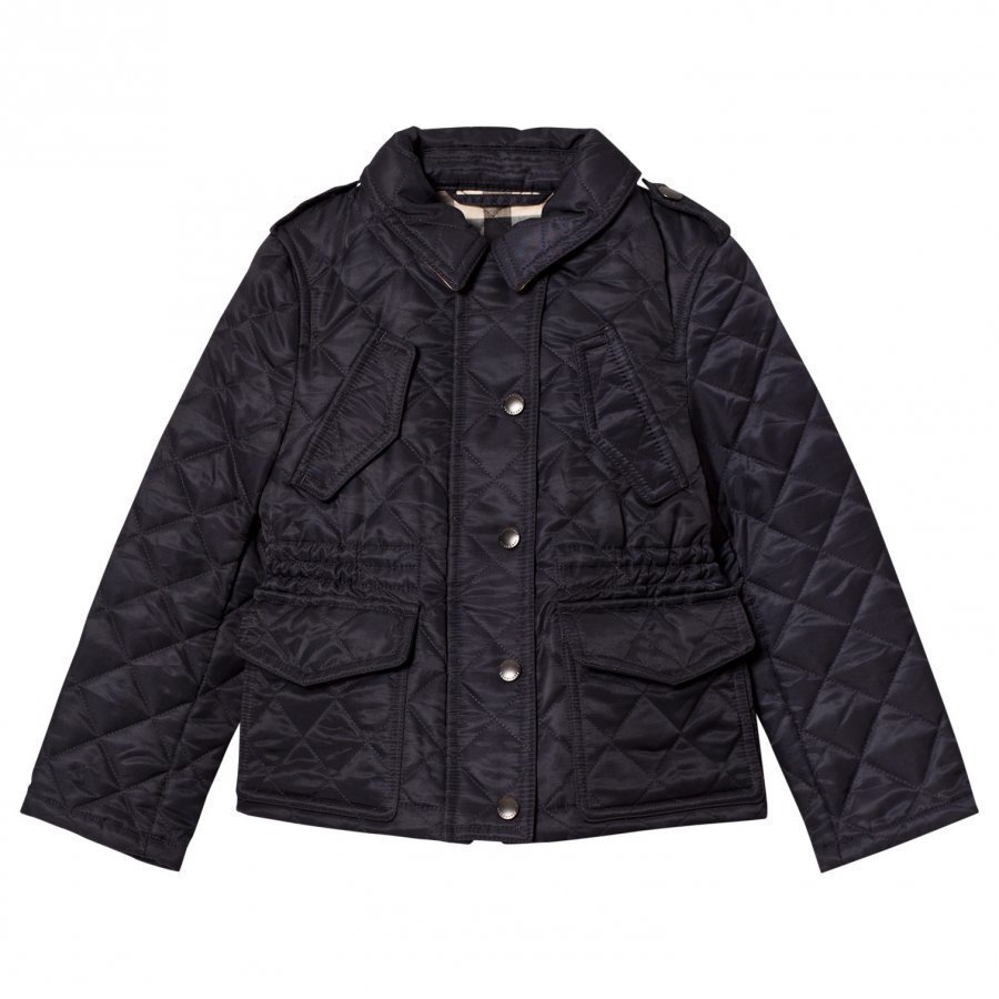 Burberry Navy Quilted Jacket Armeijatakki