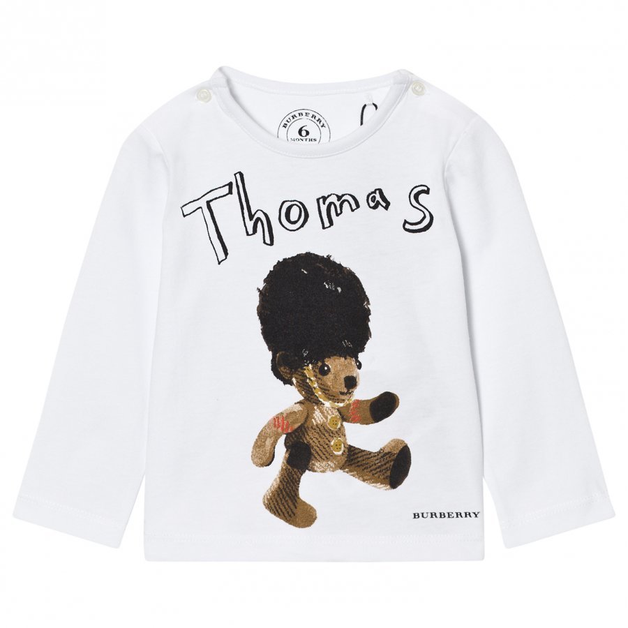 Burberry Thomas Bear Print Tee White T-Paita