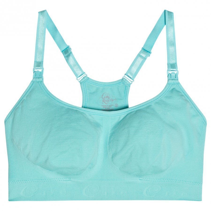 Cake Lingerie Cotton Candy Racerback Seamless Nursing Bra Aqua Imetysliivit