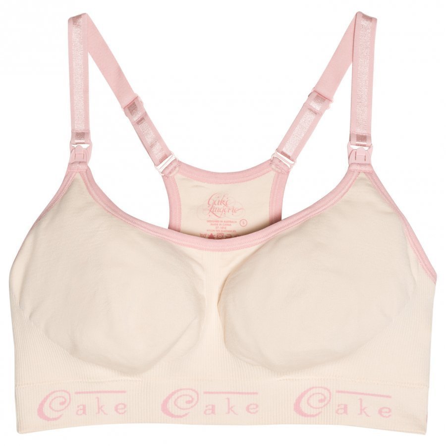 Cake Lingerie Cotton Candy Racerback Seamless Nursing Bra Blush Imetysliivit