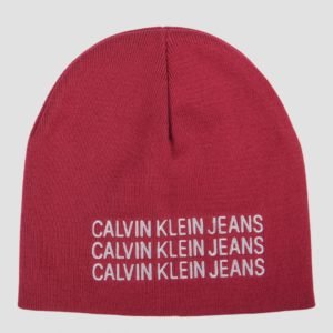 Calvin Klein Basic Knitted Beanie Hattu Punainen