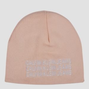 Calvin Klein Basic Knitted Beanie Hattu Vaaleanpunainen