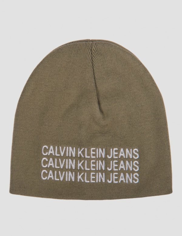 Calvin Klein Basic Knitted Beanie Hattu Vihreä