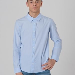 Calvin Klein Chambray Regular Shirt Kauluspaita Sininen