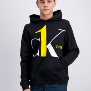 Calvin Klein Ck One Hoodie Huppari Musta