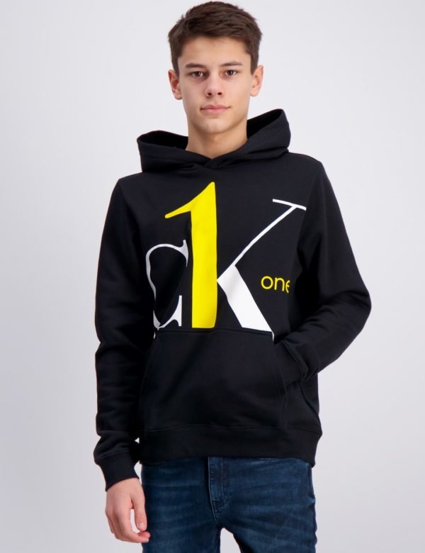 Calvin Klein Ck One Hoodie Huppari Musta